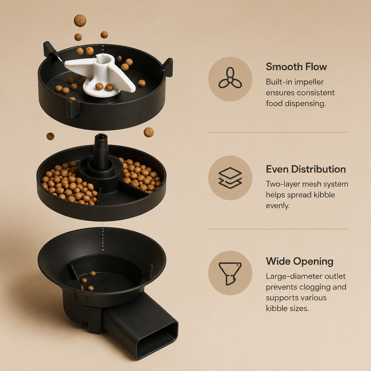 SmartVision Feeder™ 4L Smart Pet Feeder with Wi-Fi, Automatic Feeding, Camera & Two-Way Audio